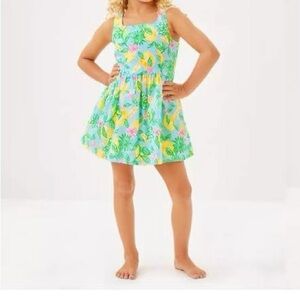 Lilly Pulitzer Bellefleur Dress in Bluette Make Lemonade Print